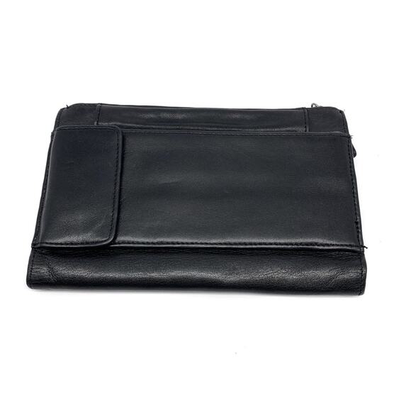FOSSIL Trifold Leather Wallet Black - Picture 6 of 7